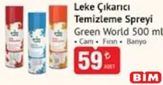 GREEN WORLD LEKE ÇIKARICI TEMİZLEME SPREYİ 500 ML